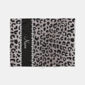 Couverture Polaire Copie argentée nommée faite sur commande de (Devant (Horizontal))
