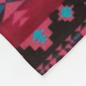 Couverture Polaire Copie aztèque de diamant ROSE (Coin)