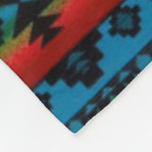 Couverture Polaire Copie aztèque NOIRE (Coin)