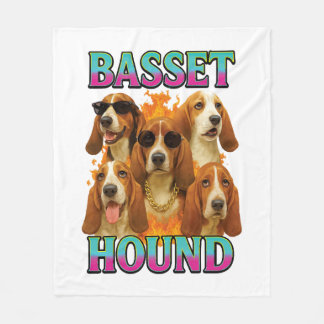 Couverture Polaire Copie Basset Hound