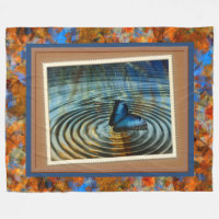 Copie bleue de photographie d'ondulation de