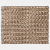 Couverture Polaire Copie Brown de girafe (Devant (Horizontal))