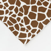 Couverture Polaire Copie Brown de girafe (Coin)