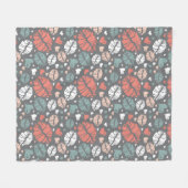 Couverture Polaire Copie de baiser et motif de coeur (Devant (Horizontal))