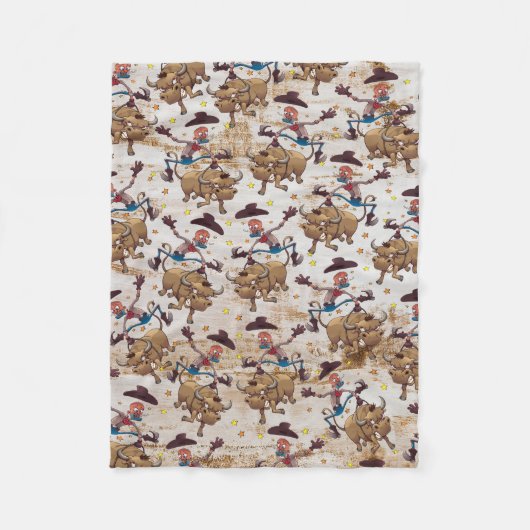 Couverture Polaire Copie de bande dessinée d'équitation de Taureau de (Devant)