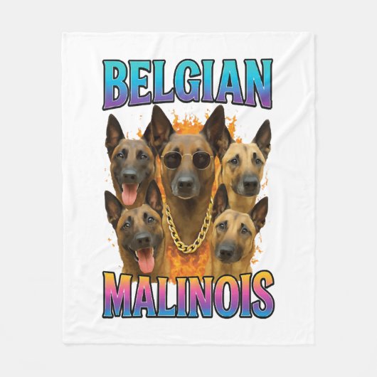 Couverture Polaire Copie de Malinois belge (Devant)