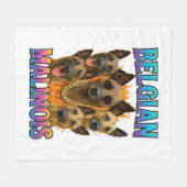 Couverture Polaire Copie de Malinois belge (Devant (Horizontal))