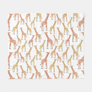 Couverture Polaire Copie de safari de girafe