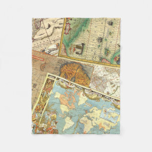 Couverture Polaire Copie vintage de carte
