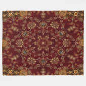 Couverture Polaire Copper Red Star Fractal (Devant (Horizontal))