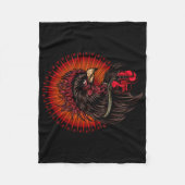 Couverture Polaire Coq de boîte (Devant)