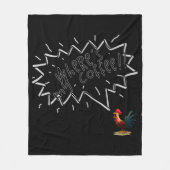 Couverture Polaire Coq de café (Devant)