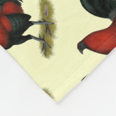 Couverture Polaire Coq Rouge Noir BB Jeu Américain (Coin)