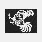 Couverture Polaire Coq Sauce Incroyable (Devant (Horizontal))
