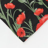 Couverture Polaire Coquelicot rouge (Coin)