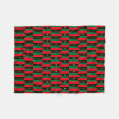 Couverture Polaire Coques africaines et Crochet rouge rouge rouge Imp (Devant (Horizontal))