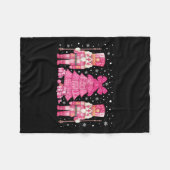 Couverture Polaire Coquette Arbre de Noël Nk Nutcrackers Femmes Enfan (Devant (Horizontal))