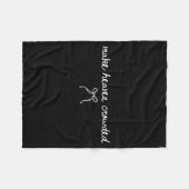 Couverture Polaire Coquette Bow Make Heaven Crowded Funny Religious C (Devant (Horizontal))