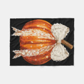 Couverture Polaire Coquette Bow Saison Citrouille Automne Automne Y'a (Devant (Horizontal))