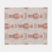 Couverture Polaire Coquette Christmas Nutcracker Latch Hook Yarn (Devant (Horizontal))