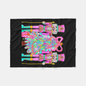 Couverture Polaire Coquette Christmas Tree Nk Nutcrackers Xmas Women  (Devant (Horizontal))