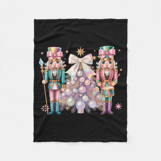 Couverture Polaire Coquette Christmas Tree Nutcrackers Ballet Xmas Wo (Devant)