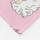 Couverture Polaire Coquette de Noël personnalisée Bow Père Noël Blank (Coin)