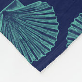Couverture Polaire Coquillages Bleus Côtiers (Coin)