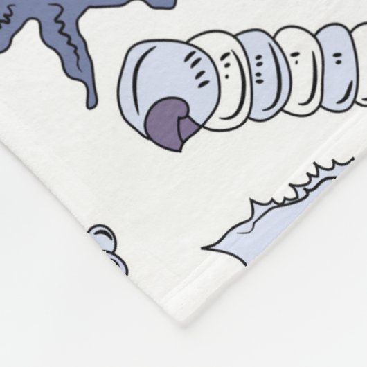 Couverture Polaire Coquillages de Lavendar (Coin)