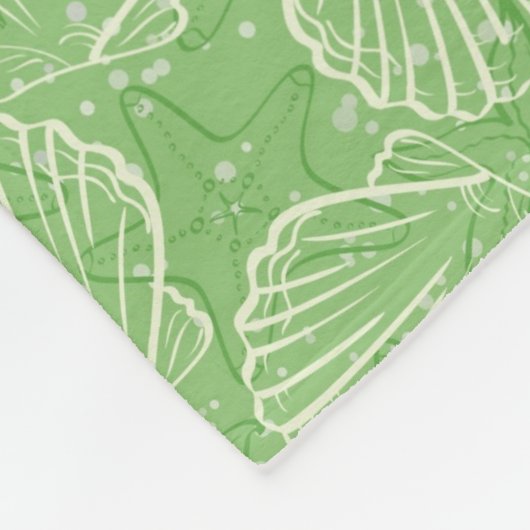 Couverture Polaire Coquillages d'ensemble (Coin)