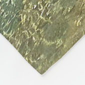 Couverture Polaire Coquille de conc Sculpture Blanche en polaire (Coin)