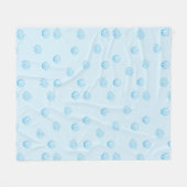 Couverture Polaire Coquilles Saint-Jacques Contour Minimalisme (Devant (Horizontal))