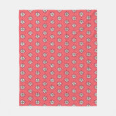 Couverture Polaire Corail floral (Devant)