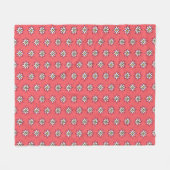 Couverture Polaire Corail floral (Devant (Horizontal))
