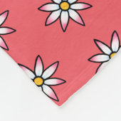 Couverture Polaire Corail floral (Coin)