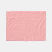 Couverture Polaire Corail massif rose (Devant (Horizontal))