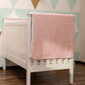 Couverture Polaire Corail massif rose