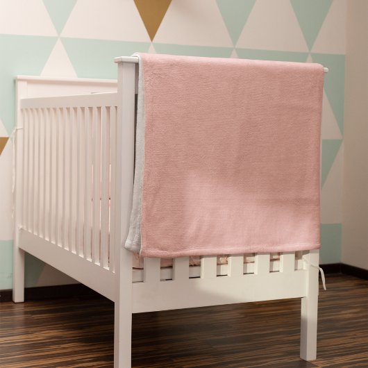 Couverture Polaire Corail massif rose