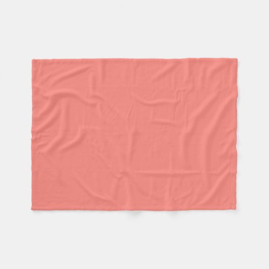 Couverture Polaire Corail rose (Devant (Horizontal))