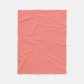 Couverture Polaire Corail rose (Devant)