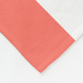 Couverture Polaire Corail vivant, rouge et violet (Coin)