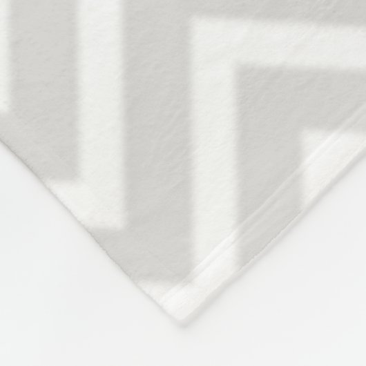 Couverture Polaire Coral Chevron Monogramme (Coin)