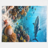 Couverture Polaire Coral reef large fleece blanket (Devant (Horizontal))