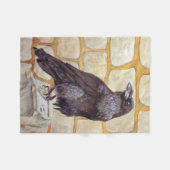 Couverture Polaire Corbeau (Devant (Horizontal))