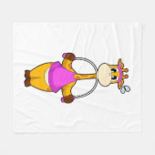 Couverture Polaire Corde Fitness Giraffe (Devant (Horizontal))