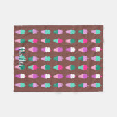Couverture Polaire Cordon de crème glacée polaire (Devant (Horizontal))