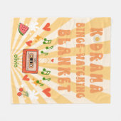 Couverture Polaire Coréen Drama Kdrama Binge regarder Personnalisé (Devant (Horizontal))