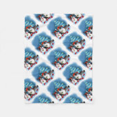 COUVERTURE POLAIRE CORGI CHRISTMAS (Devant)