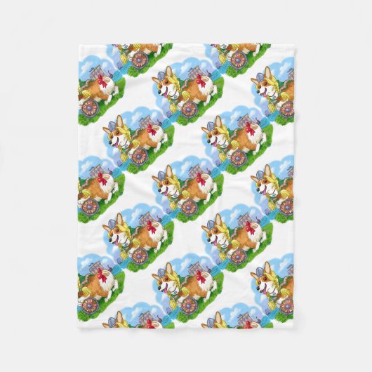 Couverture Polaire corgi de Viking (Devant)