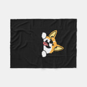 Couverture Polaire Corgi Funny Elements Of Hapness Corgi Dog Lover (Devant (Horizontal))